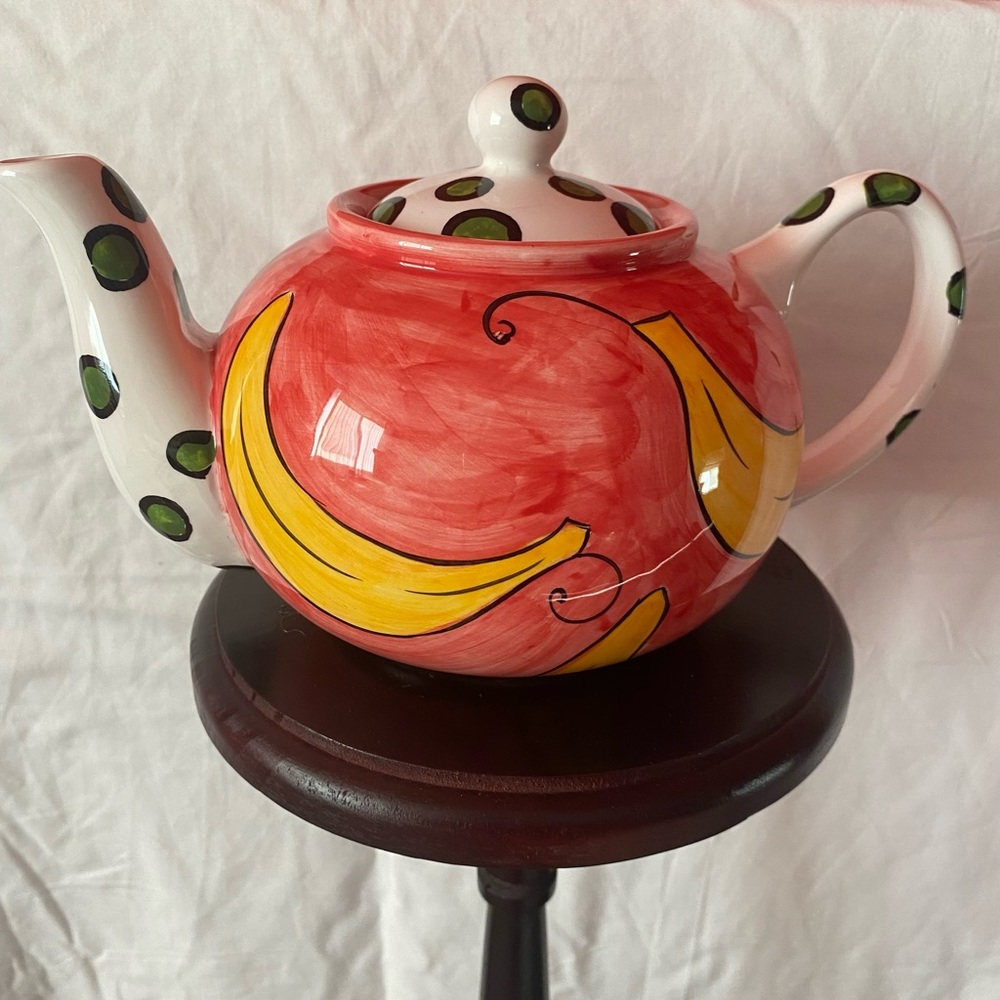 MILSON & LOUIS HAND PAINTED TEAPOT